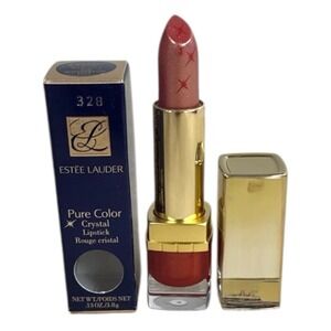 Estee Lauder Pure Color Crystal Lipstick Watermelon Fizz 328 Discontinued‎ NOS